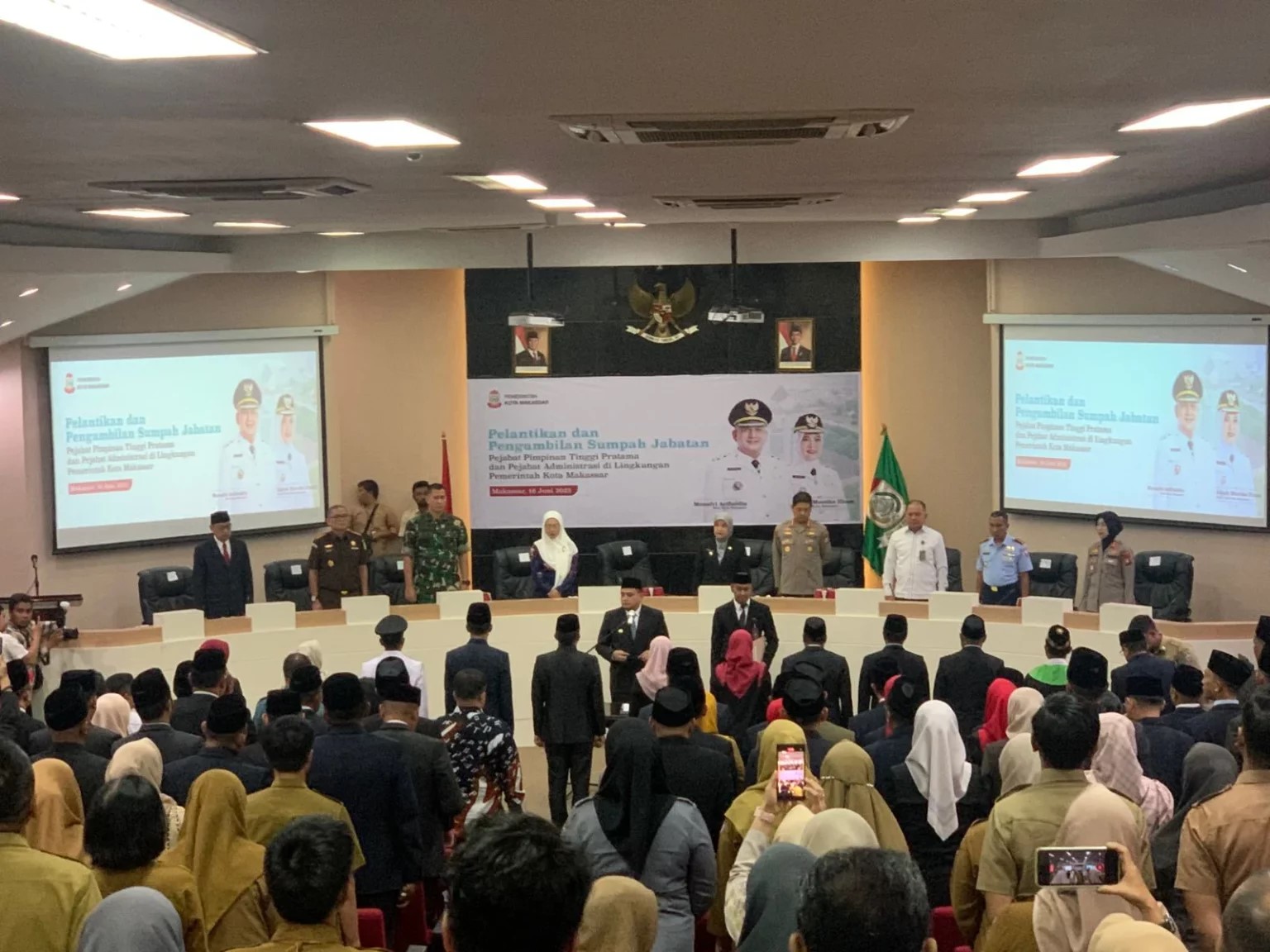 Mutasi Perdana Munafri-Aliyah, 46 Pejabat Pemkot Makassar Duduki Jabatan Baru